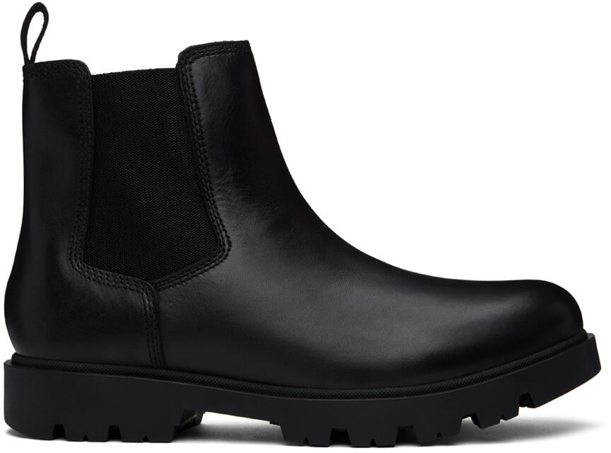 BOSS Black Leather Chelsea Boots Cover