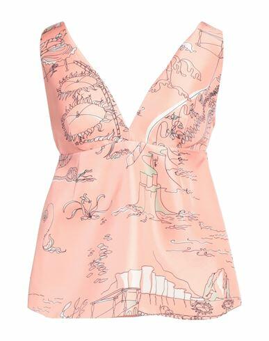 Pucci Woman Top Salmon pink Silk Cover