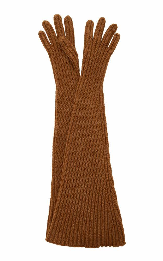 The Row - Fergie Cashmere Gloves - Brown Cover