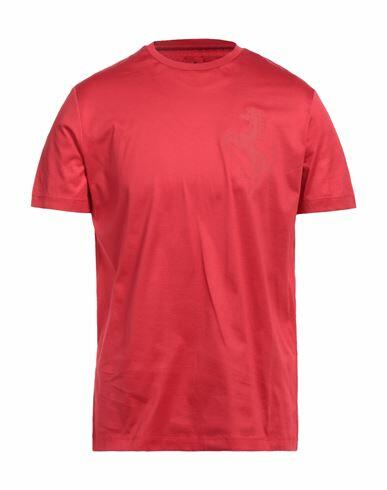 Ferrari Man T-shirt Red Cotton Cover