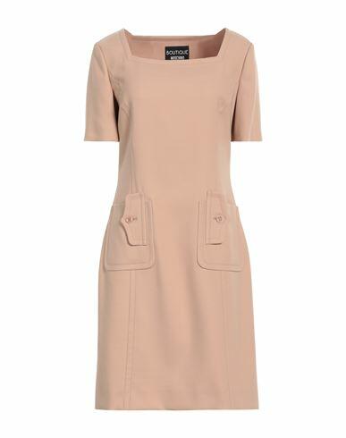 Boutique Moschino Woman Mini dress Blush Polyester, Virgin Wool, Elastane Cover