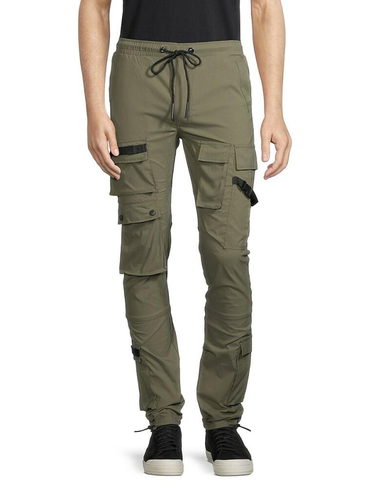 American Stitch Men's Tactical Cargo Joggers - Olive Cover