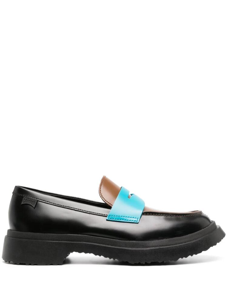 Camper Walden logo-patch loafers - Black Cover