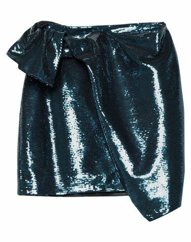 Amen Woman Mini skirt Blue Polyester, Elastane Cover