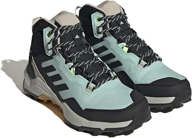 adidas Outdoor Terrex Ax4 Mid GORE-TEX(r) Shoes (Semi Flash Aqua/Core Black/Preloved Yellow) Women's Shoes Cover