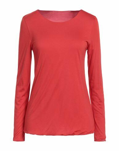 Purotatto Woman T-shirt Tomato red Modal, Milk protein fiber Cover