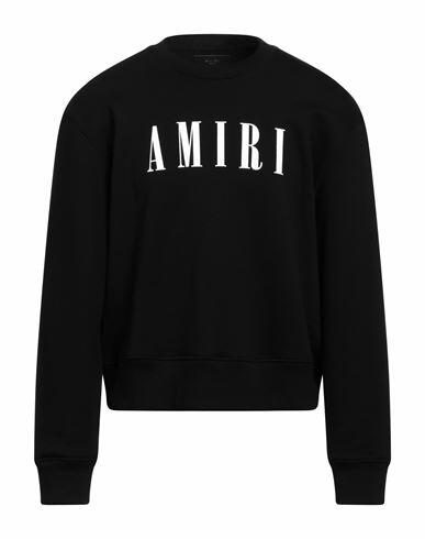 Amiri Man Sweatshirt Black Cotton Cover