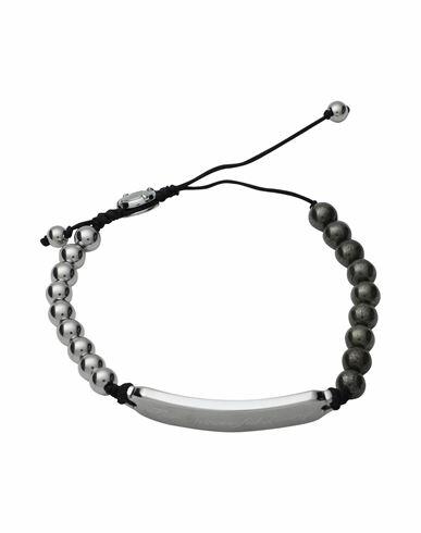 Diesel Beads Man Bracelet Silver Stainless Steel Cover