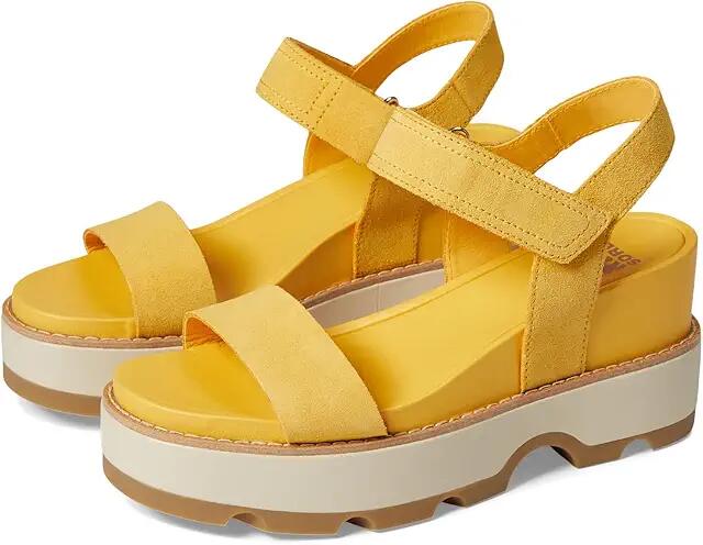 SOREL Joanie IV Y Strap Wedge (Yellow Ray/Honey White) Women's Shoes Cover