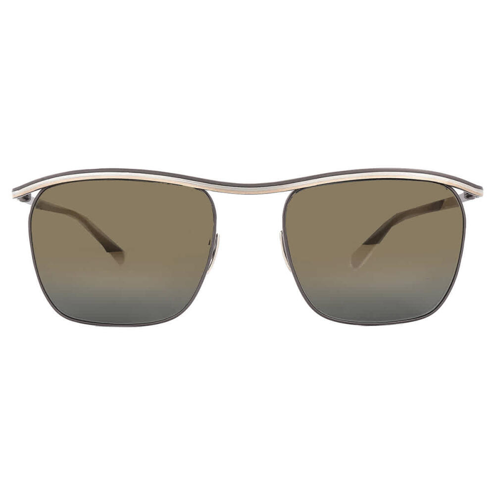 Mr. Leight Owsley S Chancery Gold Metallic Irregular Unisex Sunglasses Cover