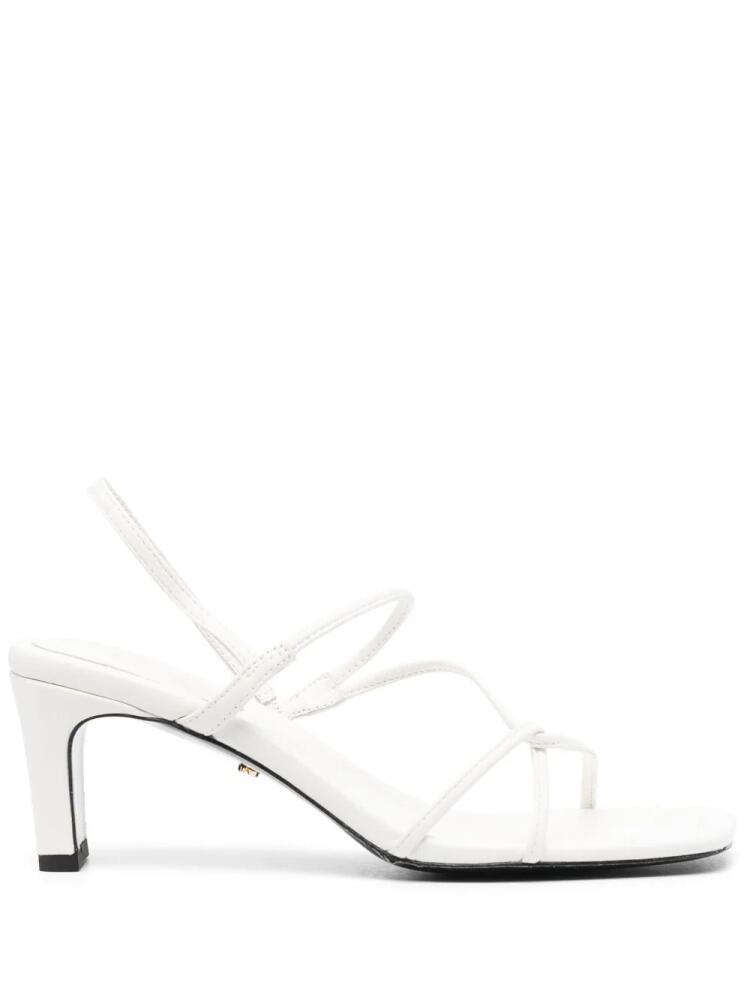 SANDRO open-toe heeled sandals - White Cover