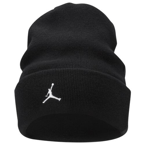 Jordan Peak Essential Beanie - Mens Black/White Cover