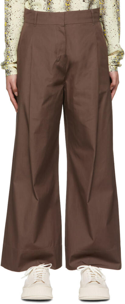 S Max Mara Brown Zeo Trousers Cover