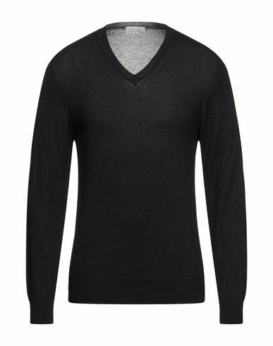 N. o.w. Andrea Rosati Cashmere Man Sweater Black Viscose, Polyamide, Cashmere Cover