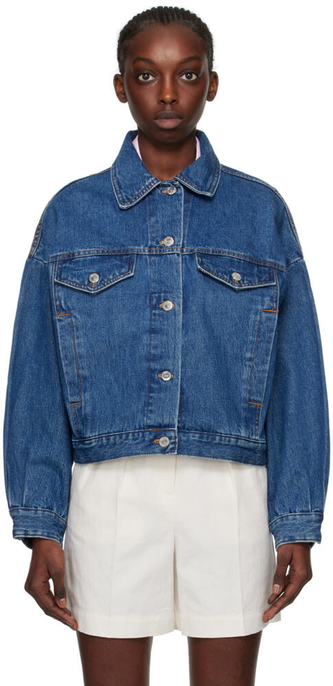 A.P.C. Indigo Cally Denim Jacket Cover