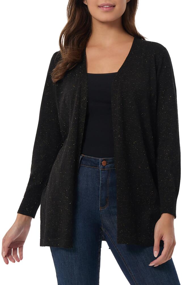 Jones New York Open Front Cardigan in Jones Black/Gold Cover