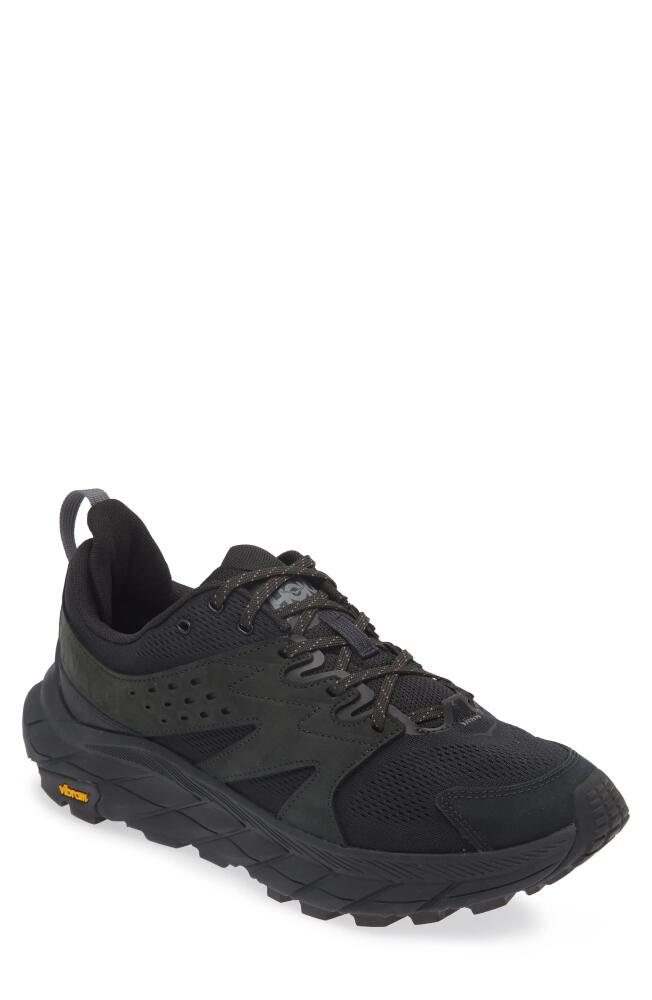 HOKA Anacapa Breeze Trail Running Shoe in Black /Black Cover