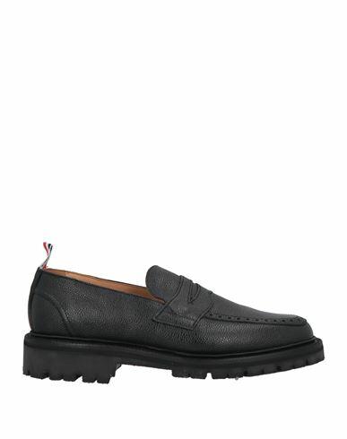 Thom Browne Man Loafers Black Leather Cover