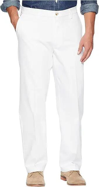 Dockers Classic Fit Signature Khaki Lux Cotton Stretch Pants D3 (Paper White) Men's Casual Pants Cover