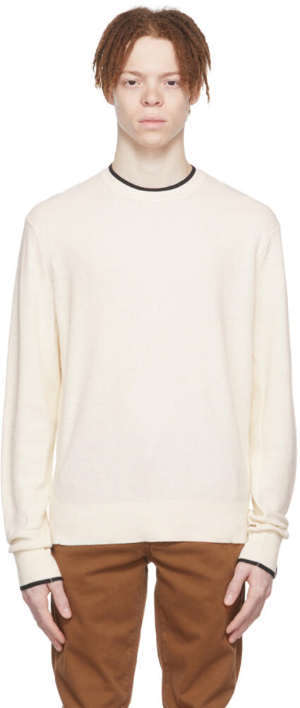 rag & bone Off-White Cotton Sweater Cover