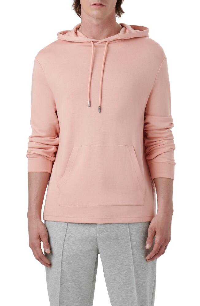 Bugatchi Solid Pullover Hoodie in Dusty-Pink Cover