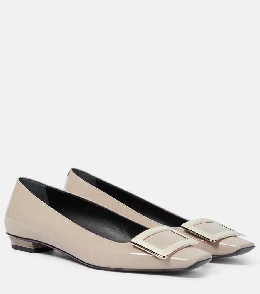 Roger Vivier Belle Vivier patent-leather ballet flats Cover