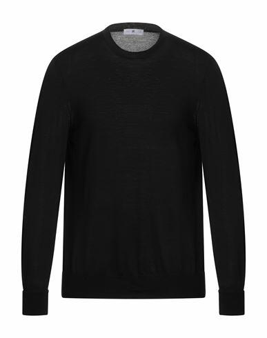 Pt Torino Man Sweater Black Virgin Wool Cover