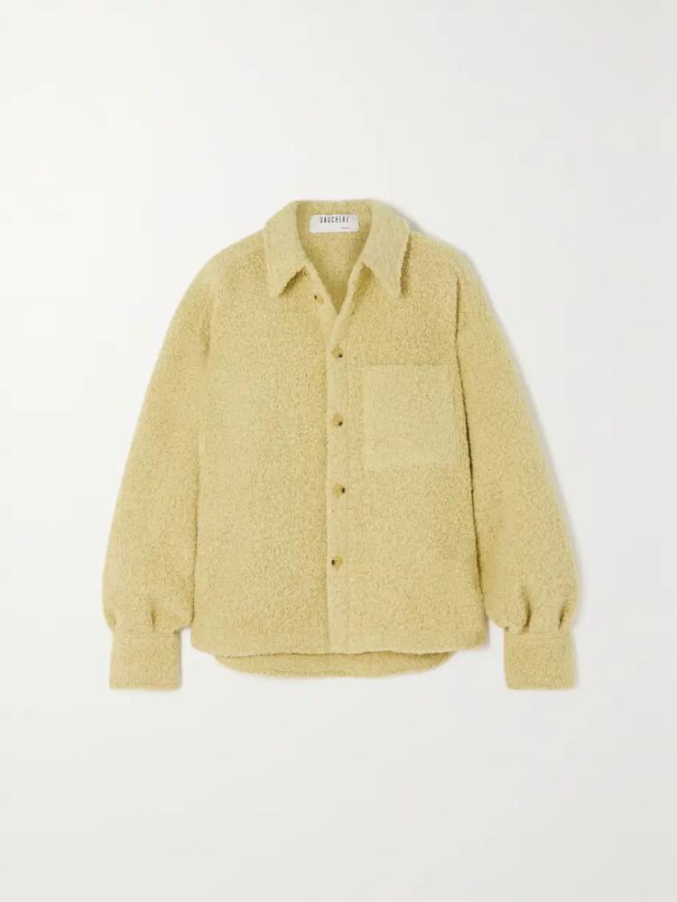 GAUCHERE - Alpaca-blend Bouclé Jacket - Yellow Cover