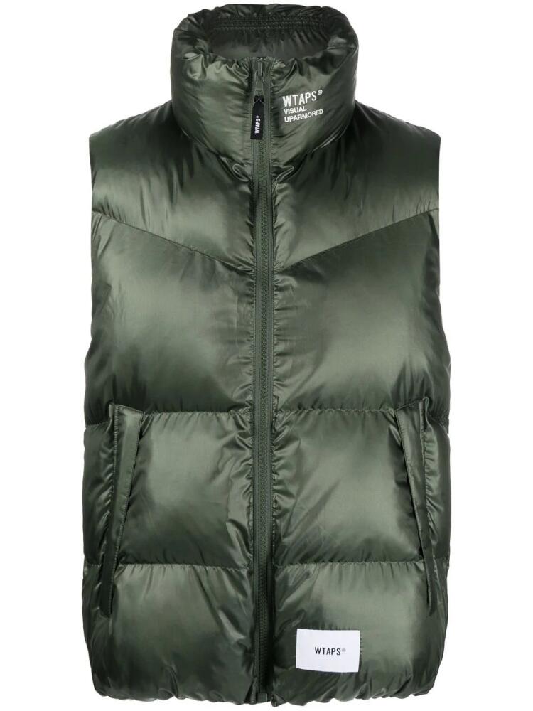 WTAPS high neck vest - Green Cover