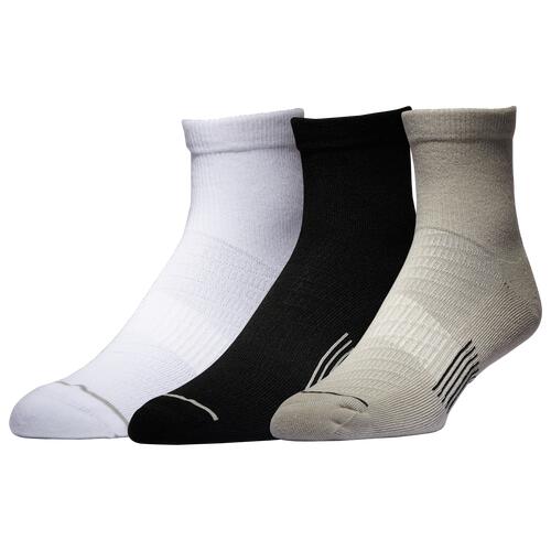 LCKR 3 Pack Performance Quarter Socks - Mens Multi Cover