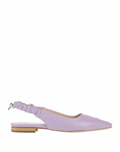 Ottod'ame Woman Ballet flats Lilac Soft Leather Cover