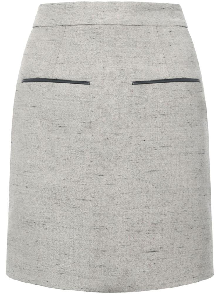 Proenza Schouler Judith mélange-effect skirt - Grey Cover