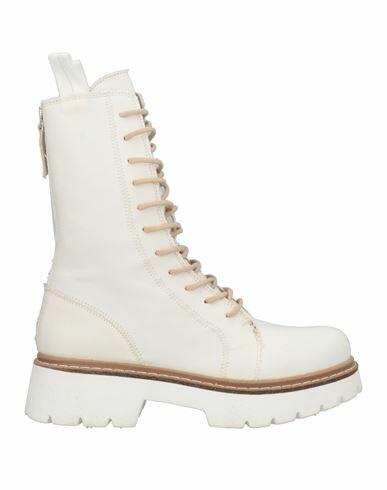 Patrizia Bonfanti Woman Ankle boots White Textile fibers Cover