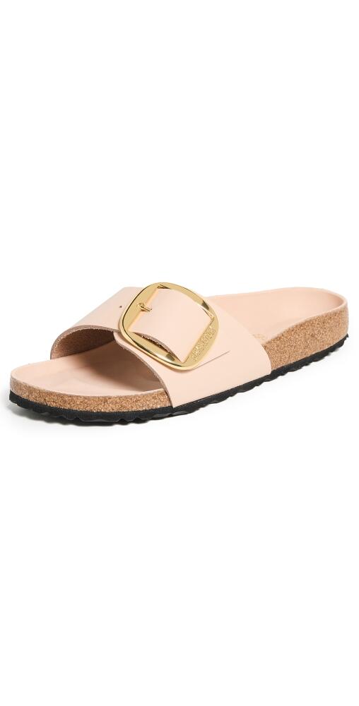 Birkenstock Madrid Big Buckle High Shine Sandals New Beige Cover