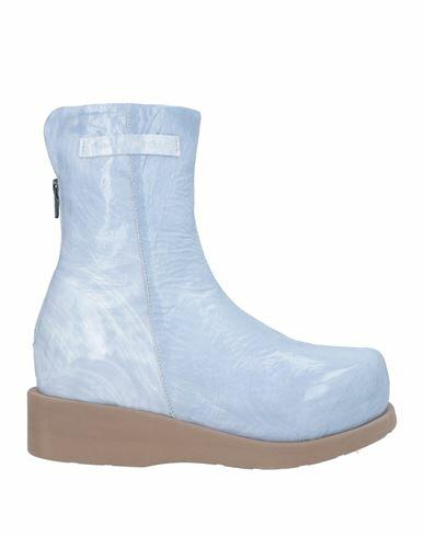 Patrizia Bonfanti Woman Ankle boots Sky blue Soft Leather Cover