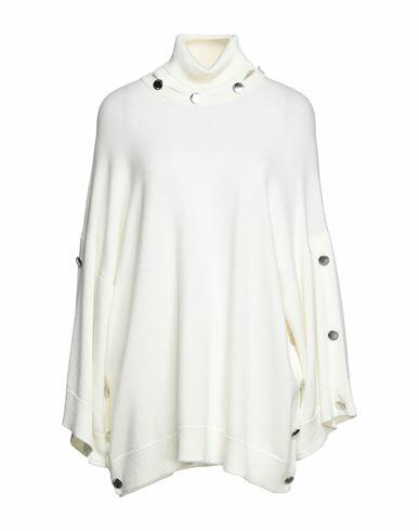 Boutique Moschino Woman Turtleneck Ivory Virgin Wool Cover