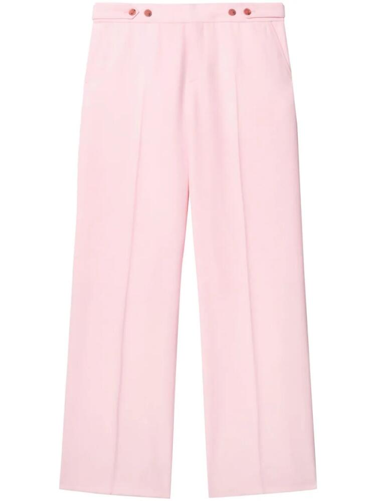 Off-White OW wool tailored trousers - Pink Cover