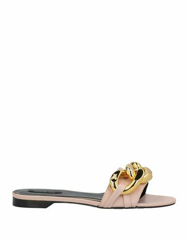 Patrizia Pepe Woman Sandals Light pink Leather Cover