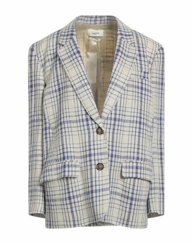 Marant Étoile Woman Blazer Blue Linen Cover