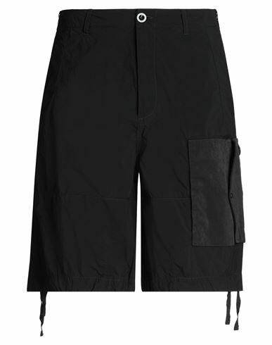 Ten C Man Shorts & Bermuda Shorts Black Polyamide, Polyester Cover