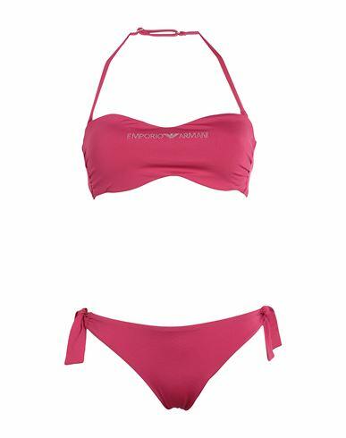 Emporio Armani Woman Bikini Magenta Polyester, Elastane Cover