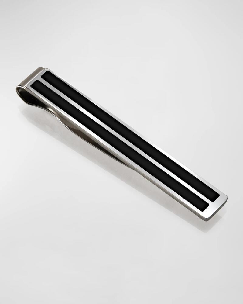 M Clip Men's Black Enamel Tie Bar Cover