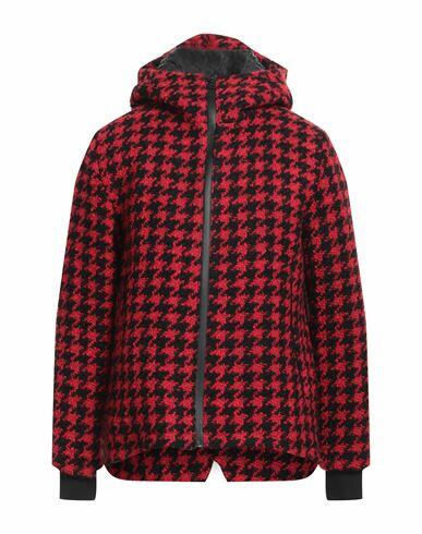 Brian Dales Man Jacket Red Wool, Polyamide Cover