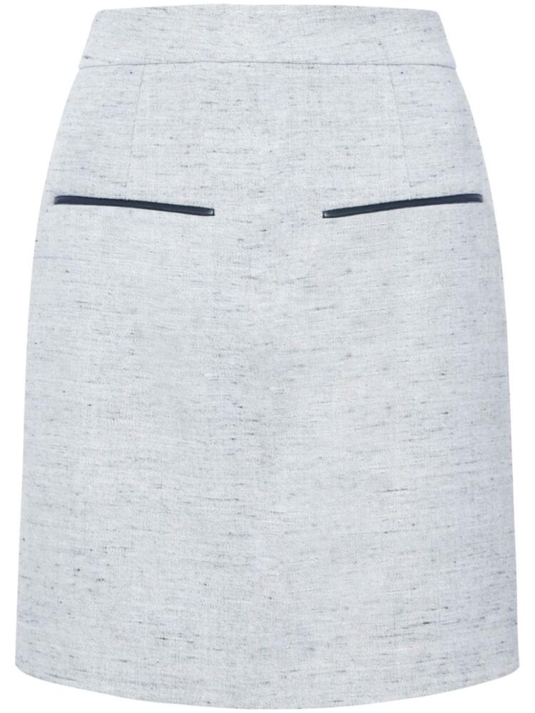 Proenza Schouler Judith mélange-effect miniskirt - Grey Cover