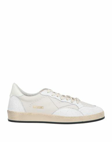 4b12 Man Sneakers Off white Leather Cover