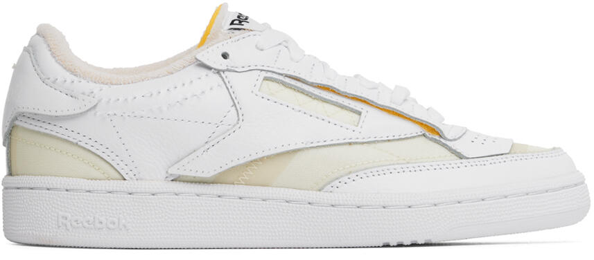 Maison Margiela White Reebok Edition Club C 'Memory Of' Sneakers Cover