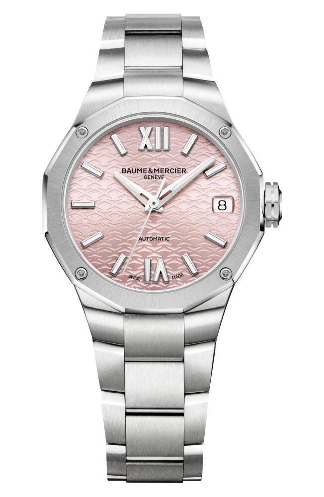 Baume & Mercier Riviera 10675 Automatic Bracelet Watch, 33mm in Pink Cover