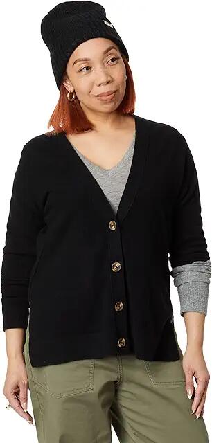 LABEL Go-To Cardi (Black/Light Grey) Women's Clothing Cover