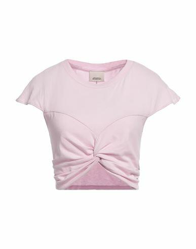 Isabel Marant Woman T-shirt Light pink Cotton Cover