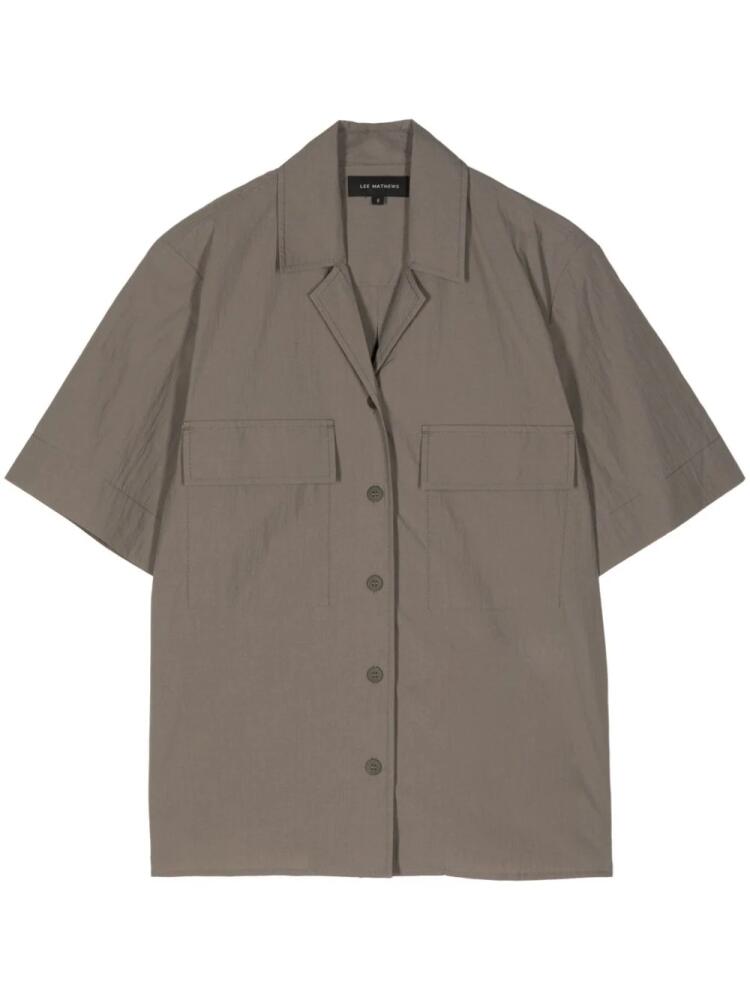 Lee Mathews Mina short-sleeve shirt - Grey Cover